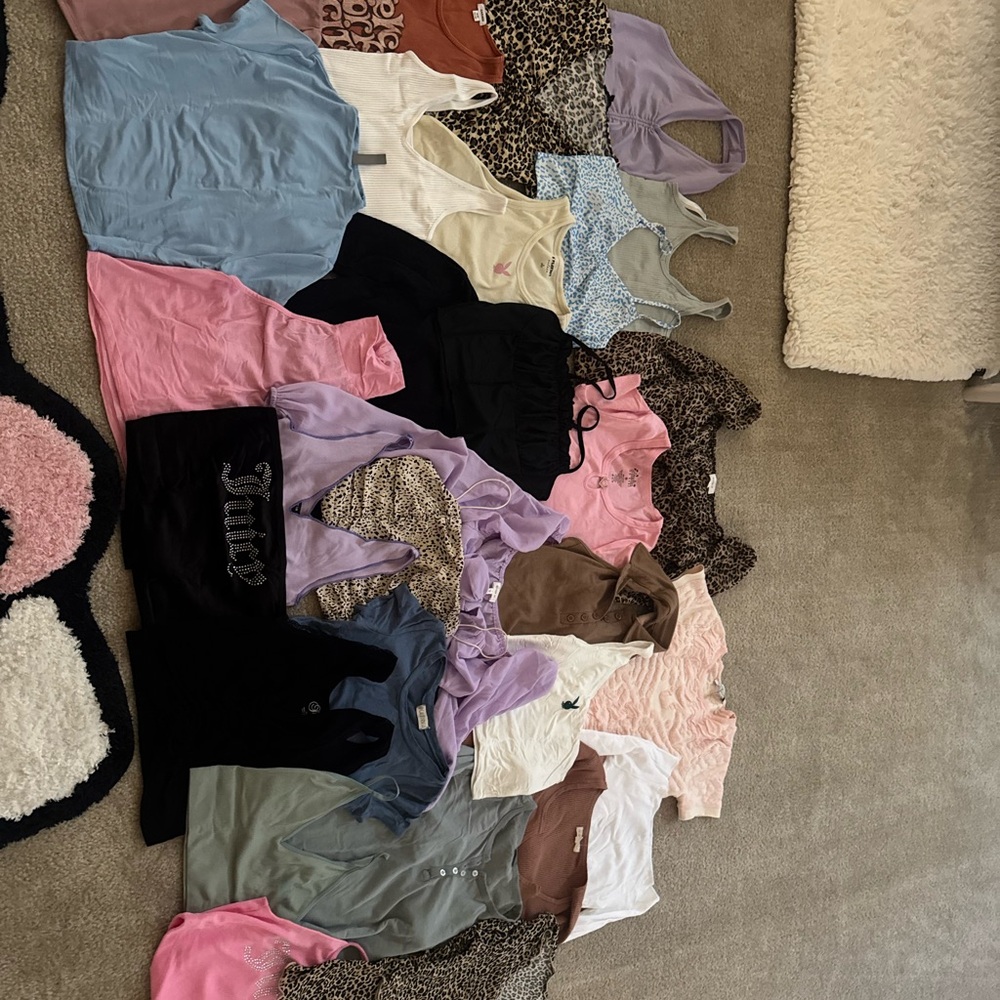 Women's Assorted Crop Top Bundle in Pastel & Neutral Colors